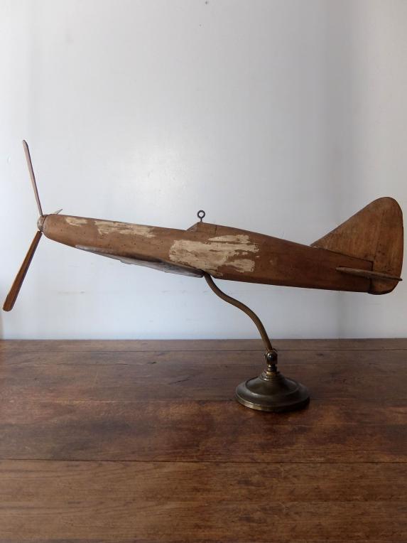 Wooden Aeroplane (A0723-02)