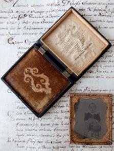 Daguerreotype Picture with Case (B0418)