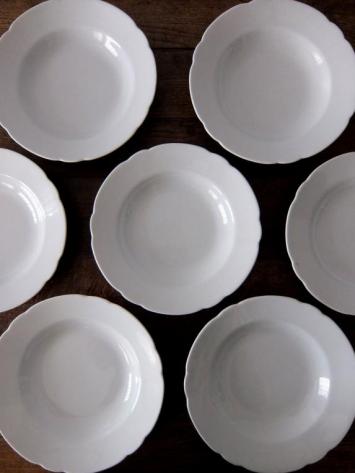 Societe Ceramique 【Maestricht】 White Plate (B0615)