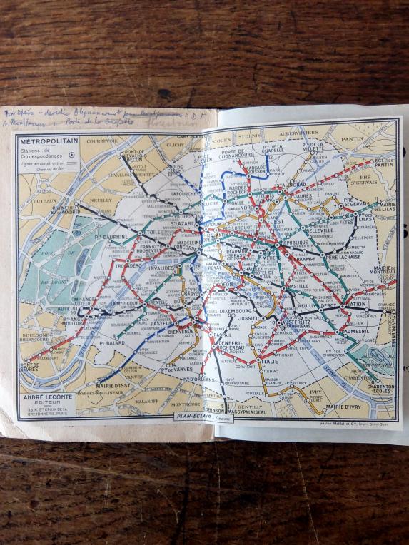 Guide Map 【Paris】 (B0620)