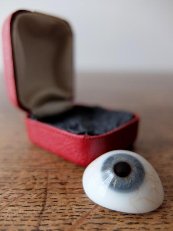 Prosthetic Glass Eye with Box (A0617-03)