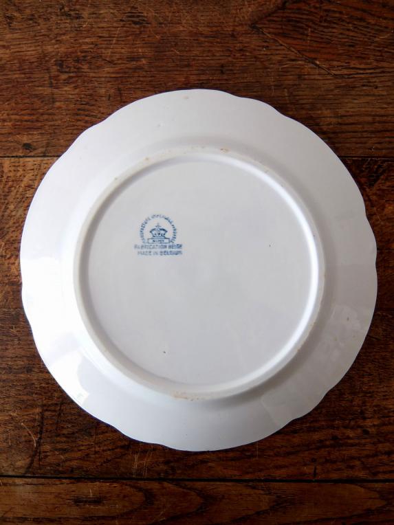 NIMY 【Belgium】 White Plate (I0615)