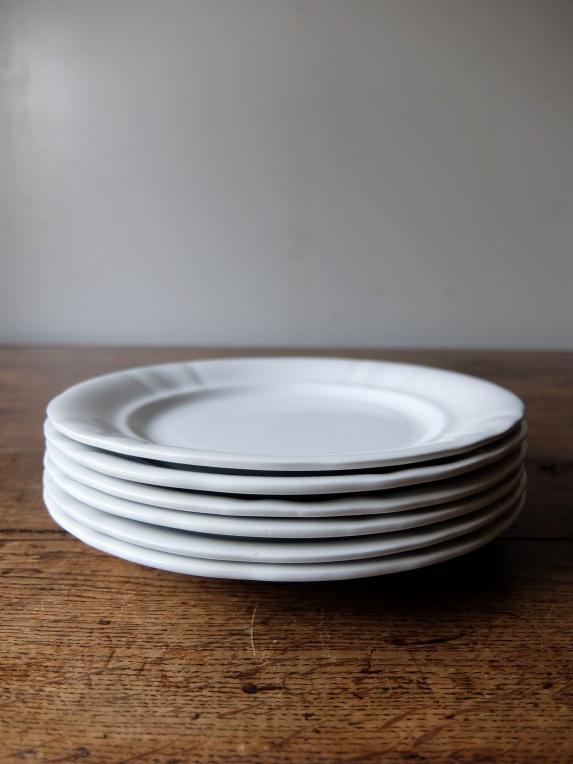 Societe Ceramique 【Maestricht】 White Plate (A0816)