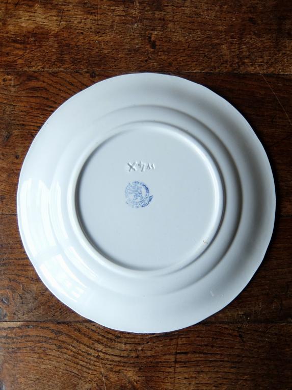Societe Ceramique 【Maestricht】 White Plate (A0816)
