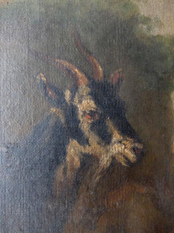 Oil Painting 【Goat】 (A1017)