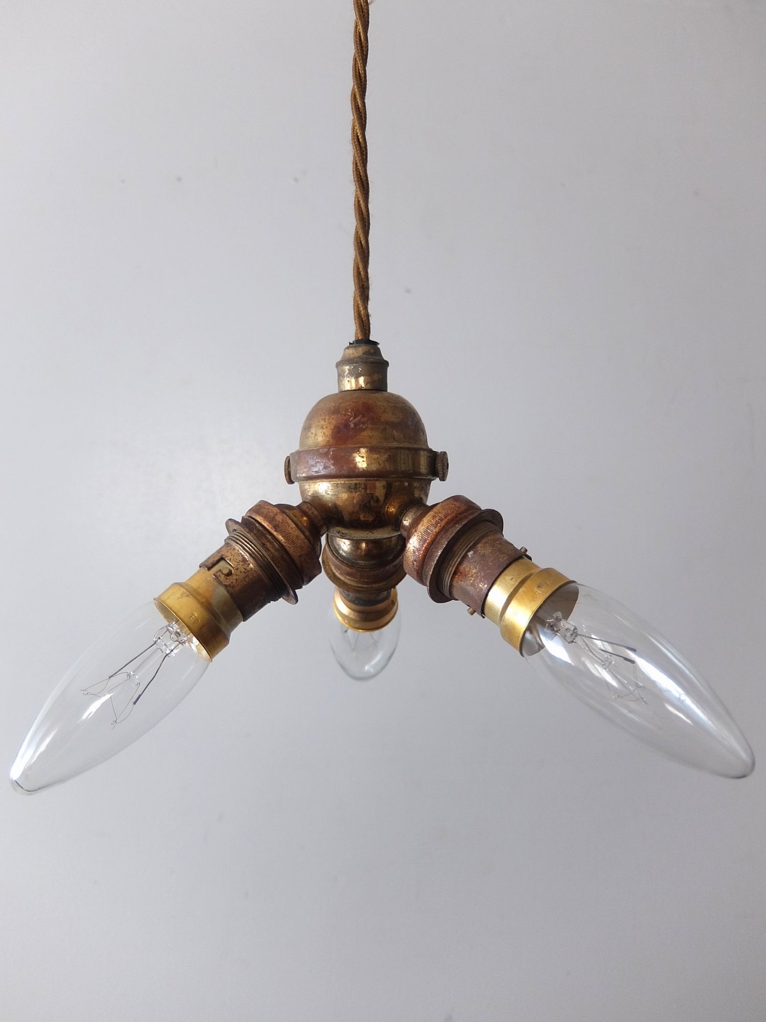 Brass Pendant 3 Lamps (A0126)