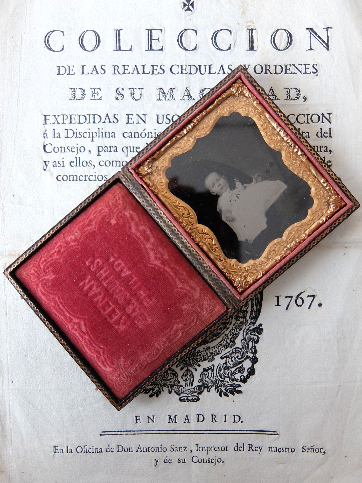 Ambrotype Picture with Case (B0120)