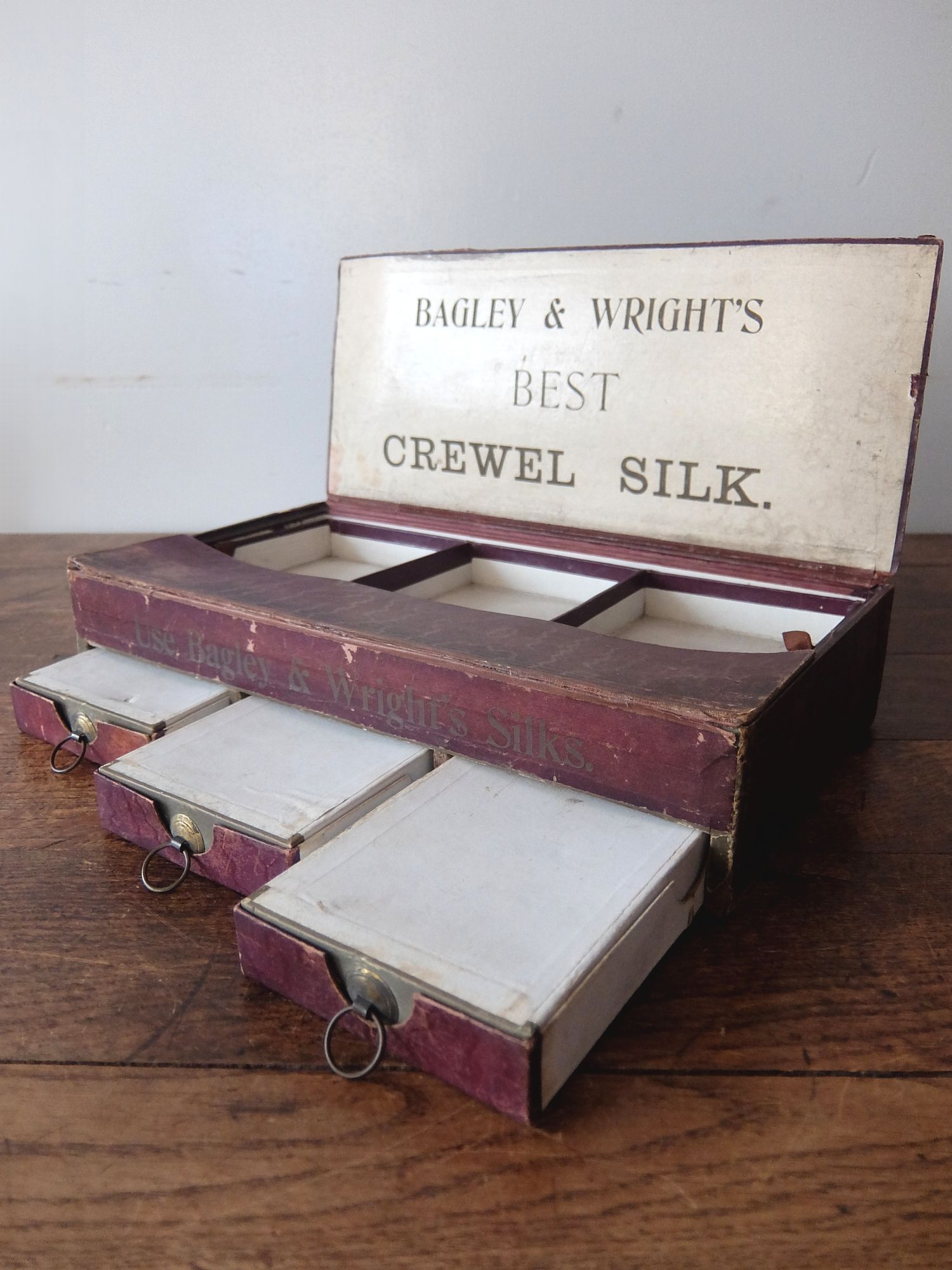 Bagley & Wright's Crewel Silk Small Drawers (A0723)
