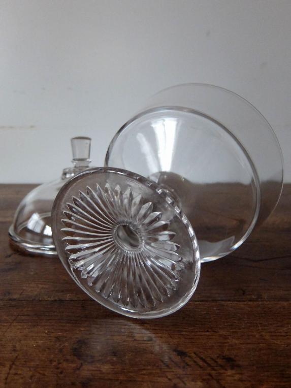 Glass Compote & Lid (A1223)