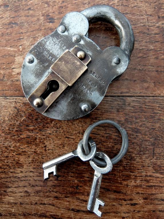 Pad Lock & 2 Keys (A0218)