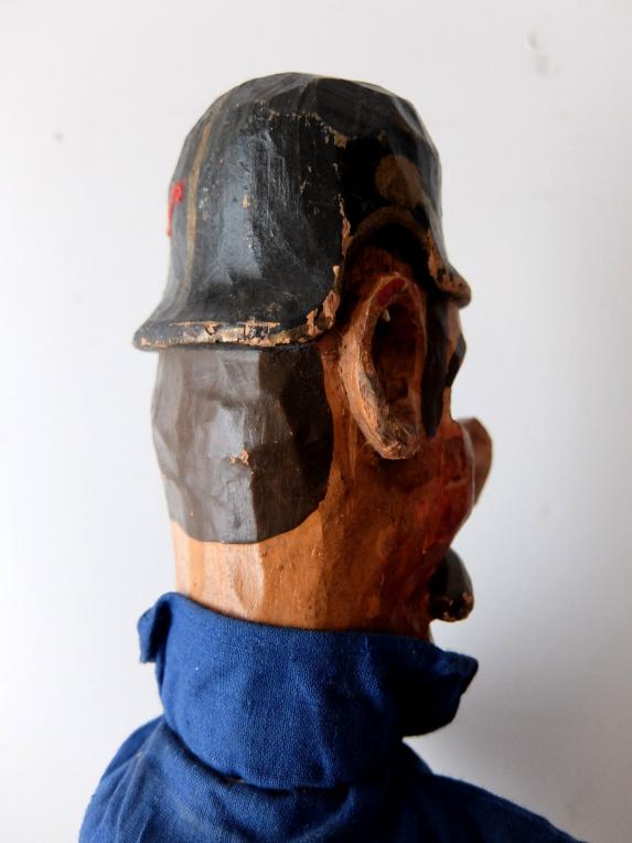 Wooden Puppet with Stand (Police) (A0219)