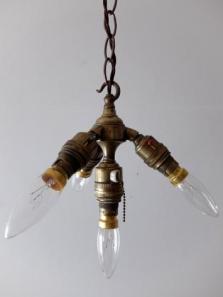 Brass Pendant 4 Lamps (A0219)