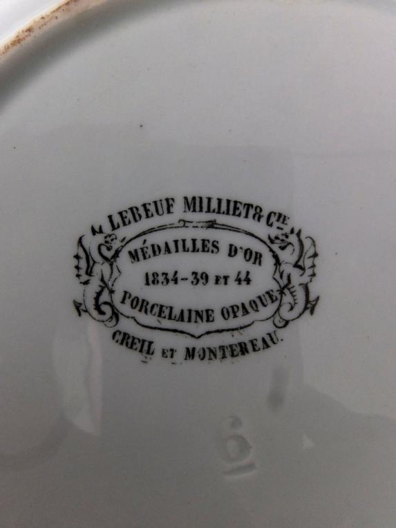 Creil et Montereau Grisaille Plate (E0216)