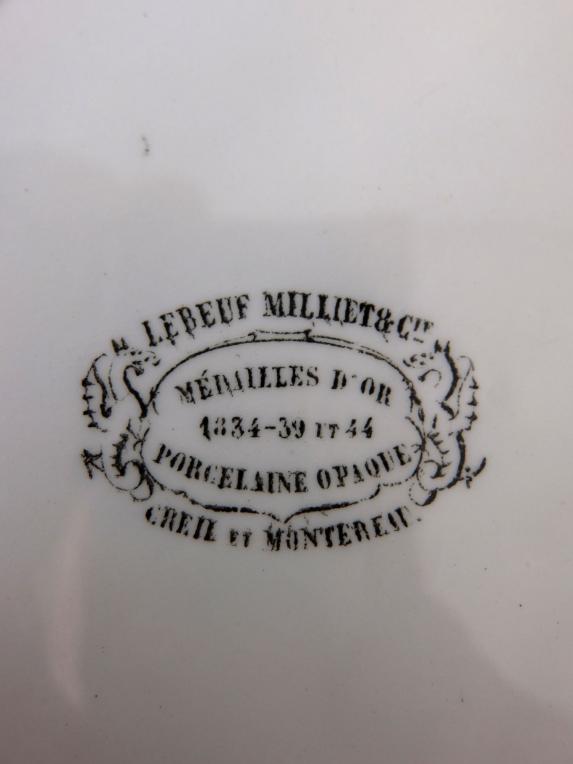 Creil et Montereau Grisaille Plate (A0216)