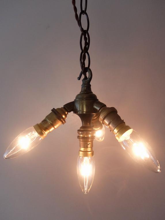 Brass Pendant 4 Lamps (A0223)