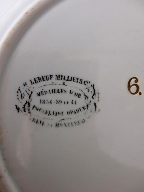Creil et Montereau Grisaille Plate (D0216)
