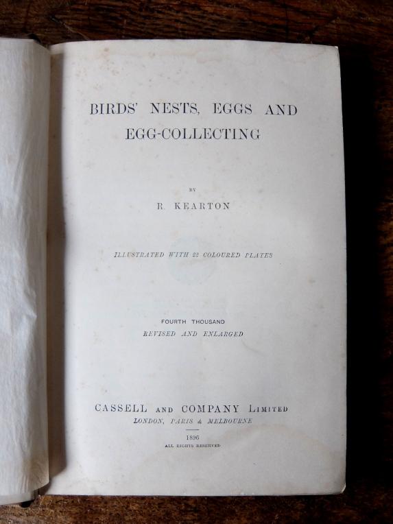 Antique Book (Egg Collecting) (B0318)