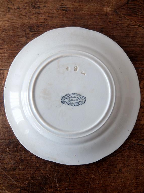 Creil et Montereau Grisaille Plate (A0323-03)