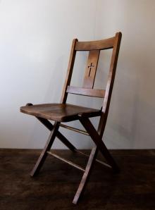 Folding Church Chair (E002X)