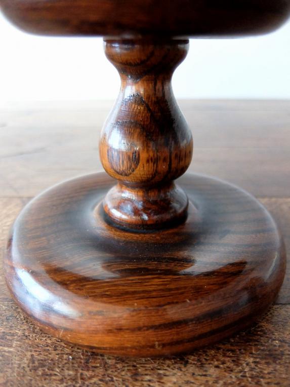 Wooden Pedestal Bowl (A0621)