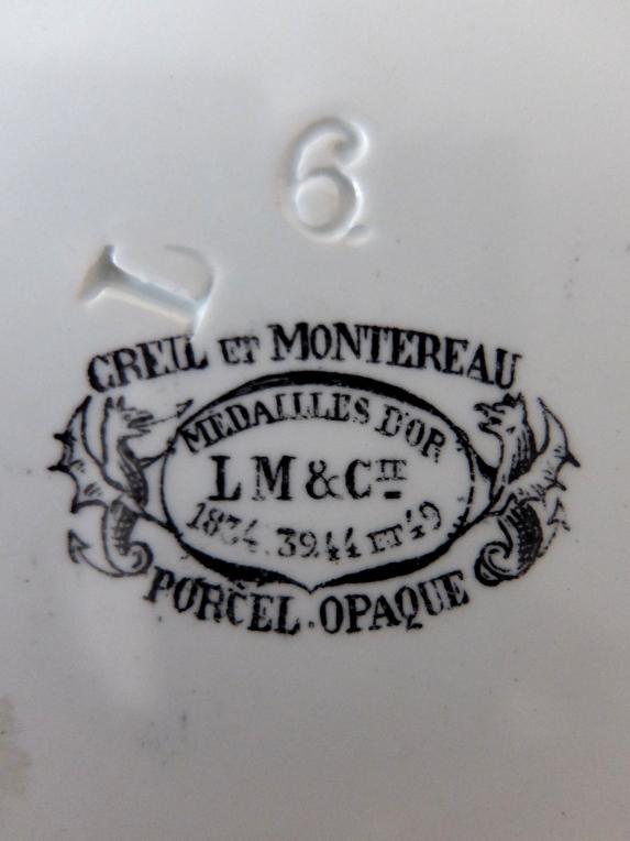 Creil et Montereau Grisaille Plate (A0622-02)