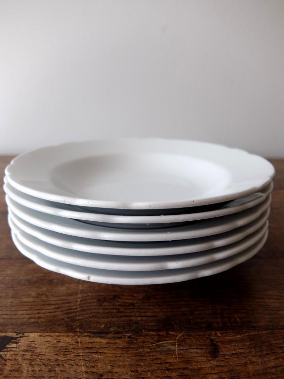 Societe Ceramique 【Maestricht】 White Plate (A0616)