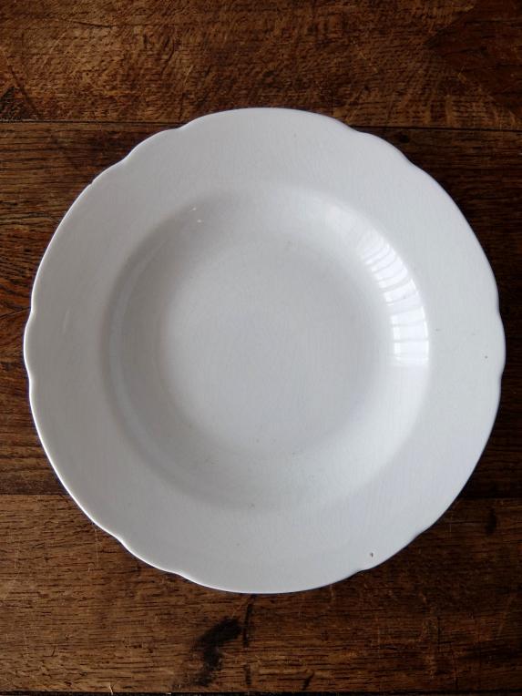 Societe Ceramique 【Maestricht】 White Plate (A0616)