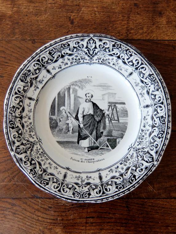 Creil et Montereau Grisaille Plate (B0622-01)