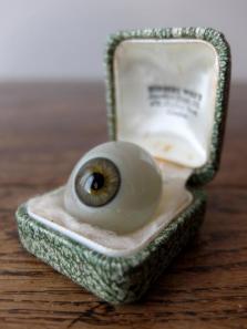 Prosthetic Glass Eye with Box (F0518-04)