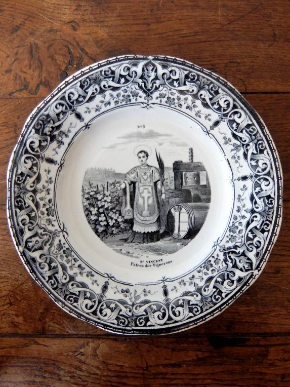 Creil et Montereau Grisaille Plate (B0622-03)