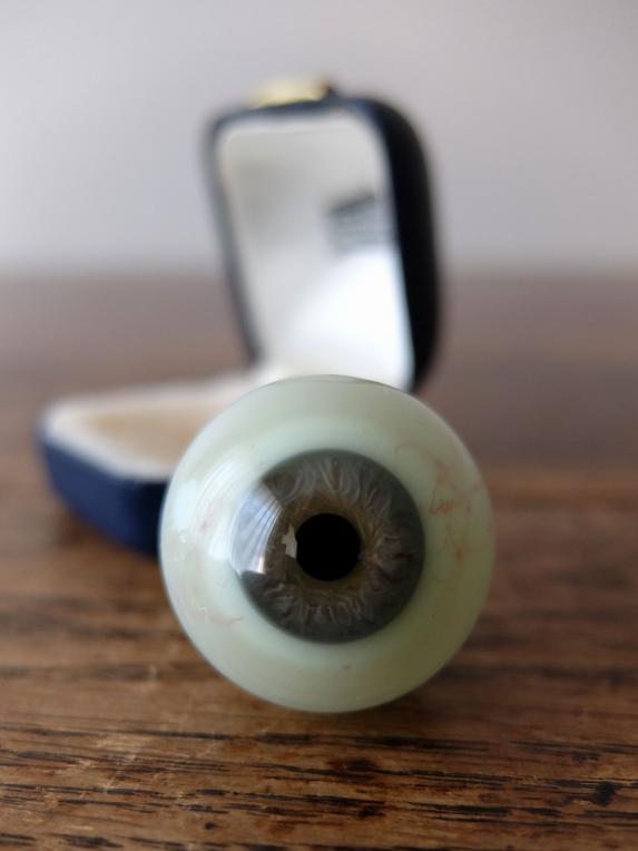 Prosthetic Glass Eye with Box (F0518-05)