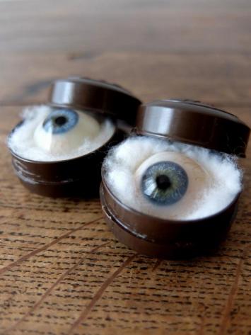 Prosthetic Glass Eyes with Case (A0717)