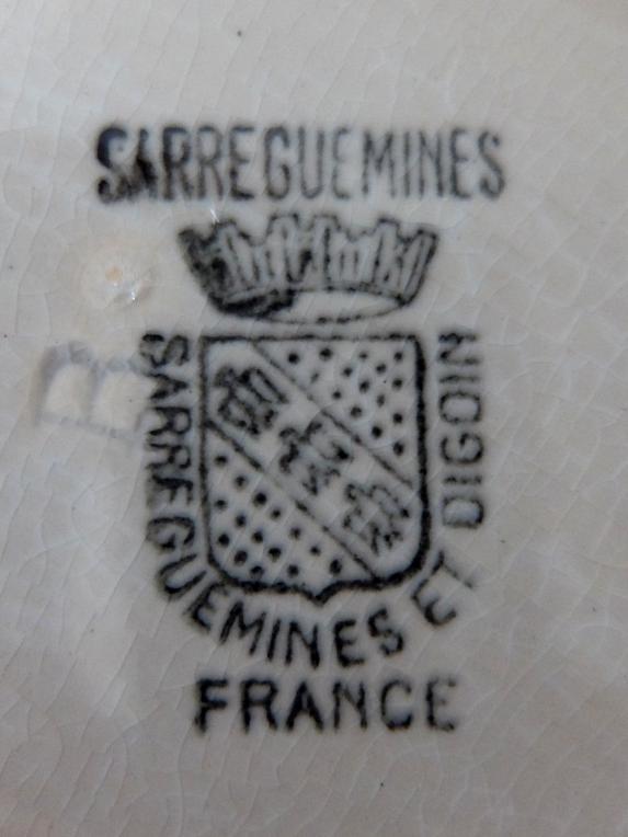 Sarreguemines Ravier Plate (A0722)