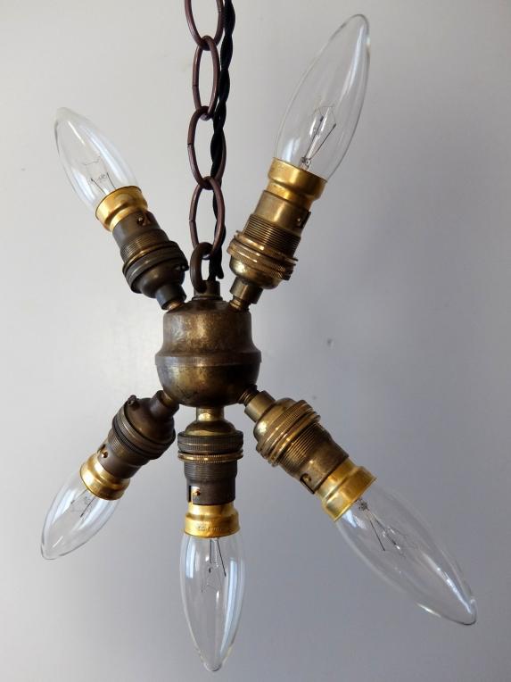 Brass Pendant 5 Lamps (A0821)