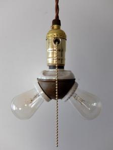 Double Socket with Pendant Lamp (A0721-04)