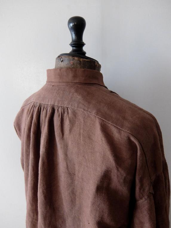 Linen Chemise 【Brown】 (A0822)