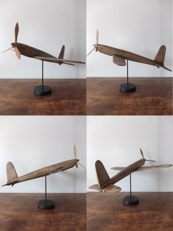 Wooden Aeroplane (A0723-01)