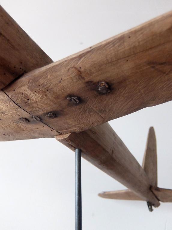 Wooden Aeroplane (A0723-01)