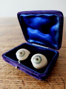Prosthetic Glass Eyes with Box (B0717-01)