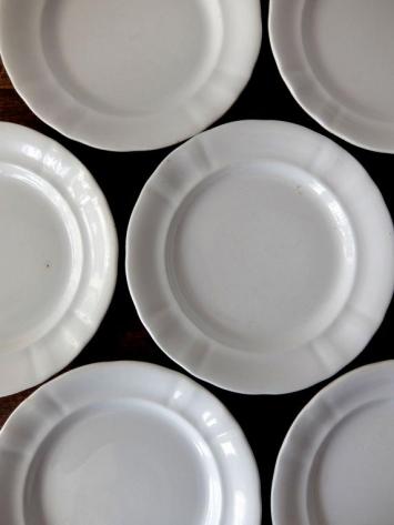 Societe Ceramique 【Maestricht】 White Plate (B0816)