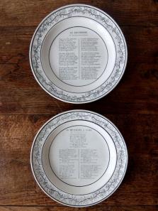 Montereau Grisaille Plate (A1019-03)